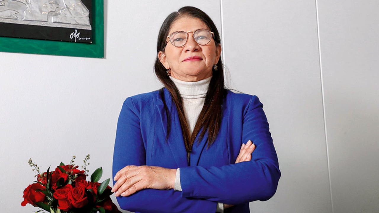 Sandra Ramírez, senadora del Partido Comunes.
