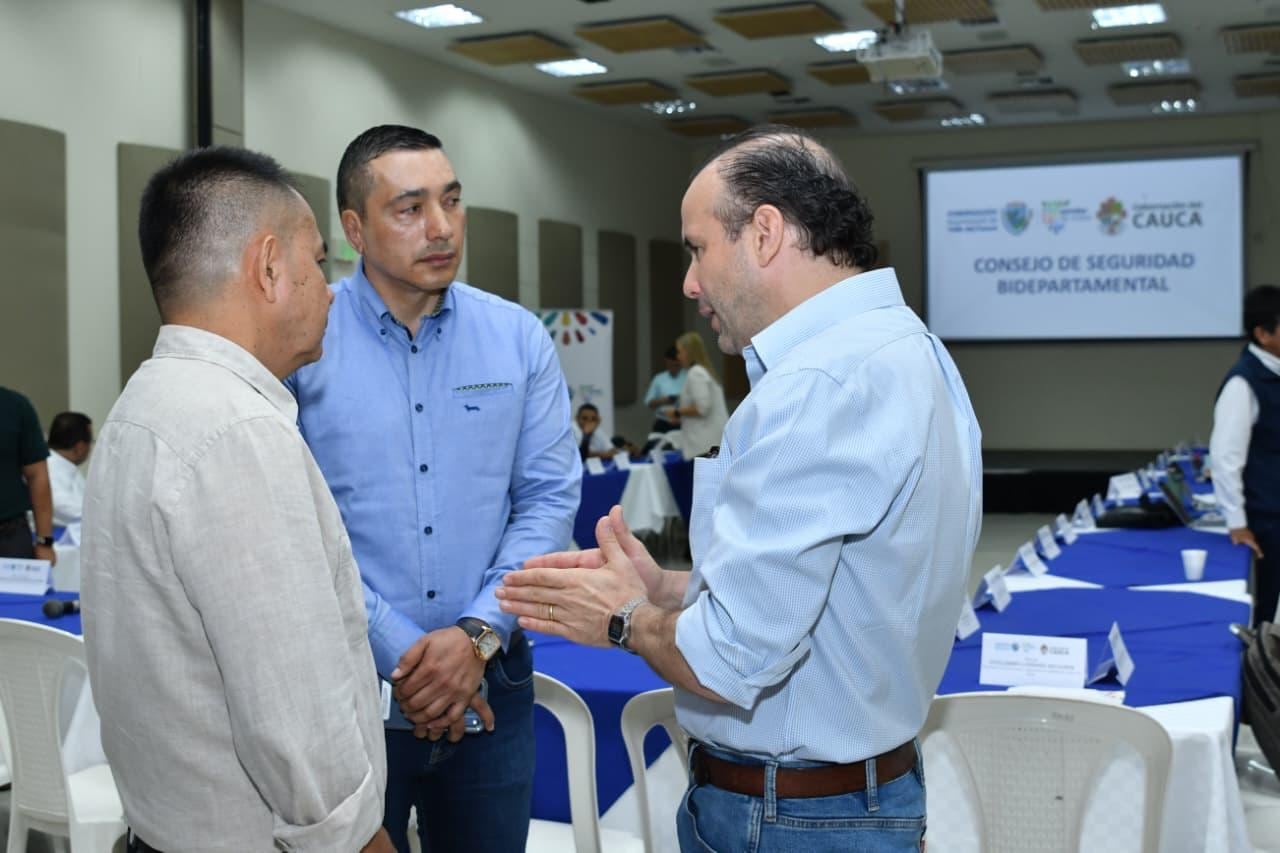 Consejo bipartamental de seguridad Cali, Valle, Cauca