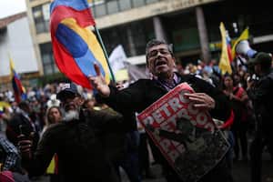 Marchas convocadas por el Presidente Gustavo Petro, elección de Fiscal
Fecode, plaza de Bolívar