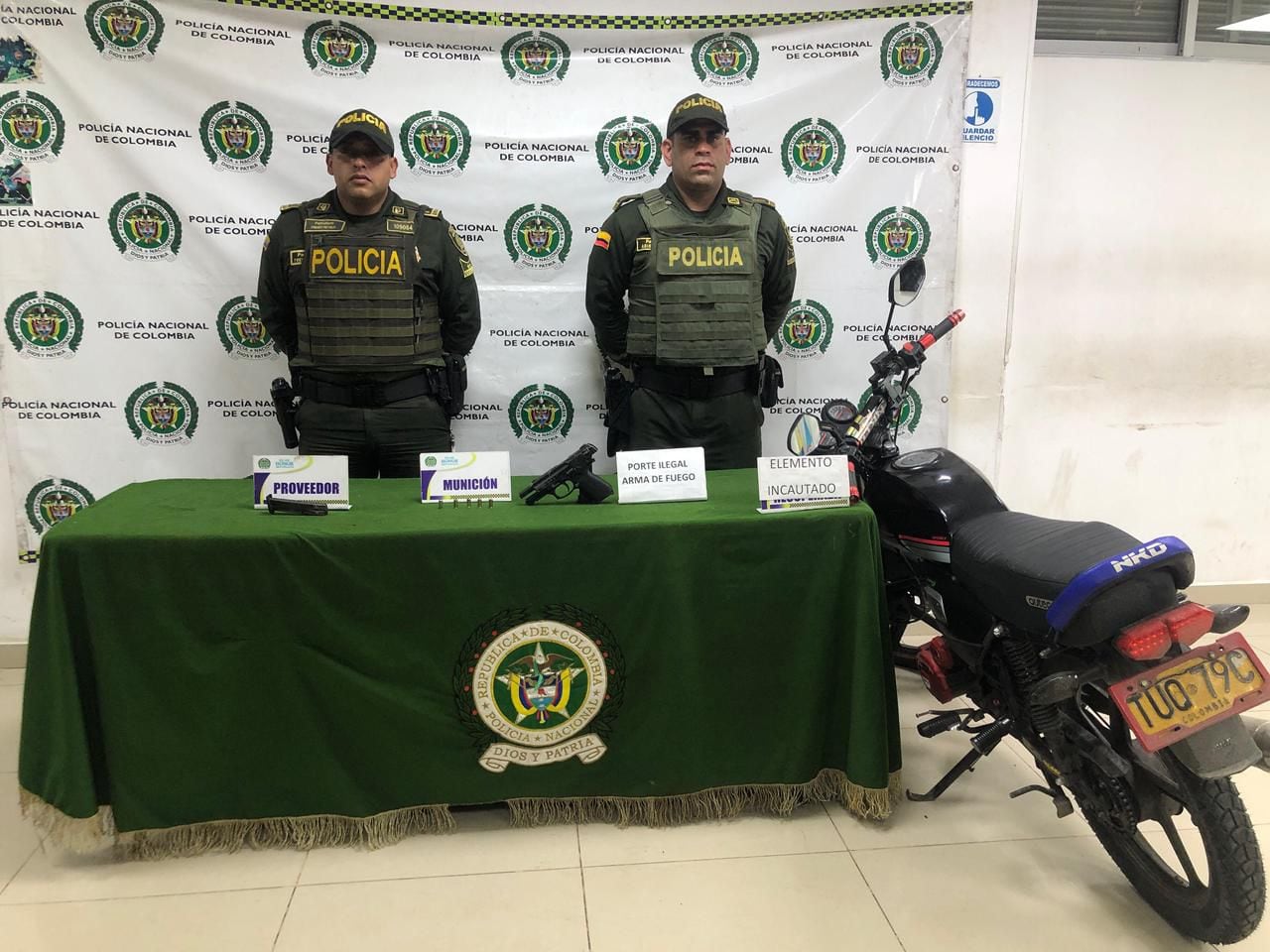 Uno de los hombres fue capturado en la vía a El Cerrito. Con las cámaras se pudo hacer seguimiento al delincuente. Foto: Alcaldía de Palmira / El País.