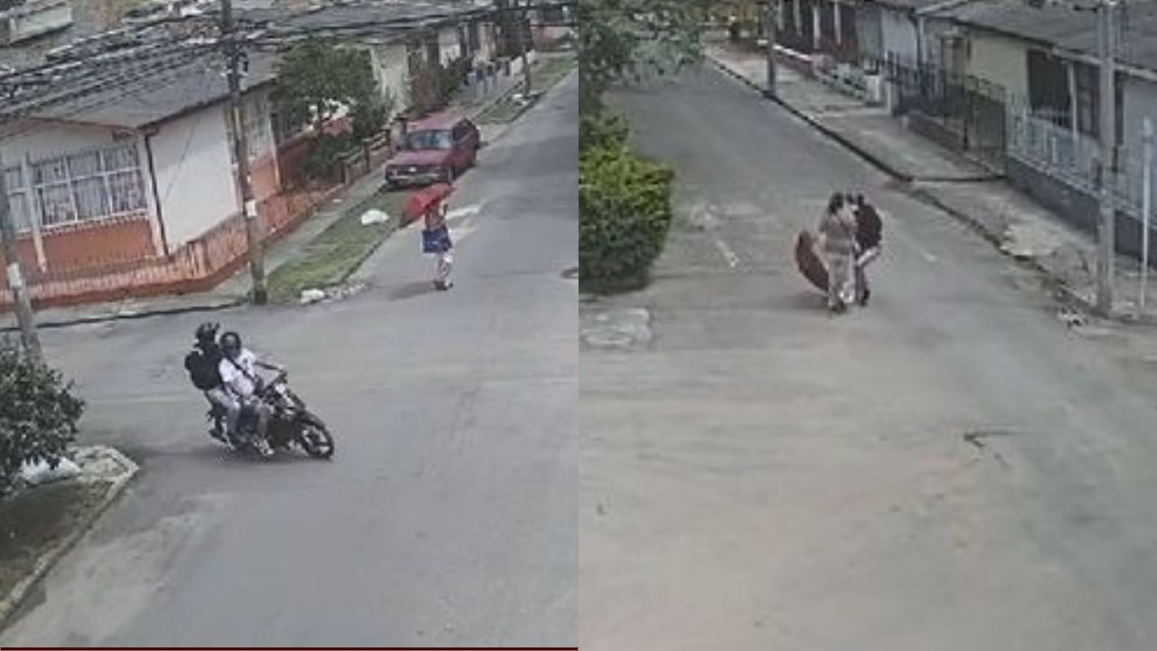 El ataque quedó grabado en video de cámaras de seguridad.