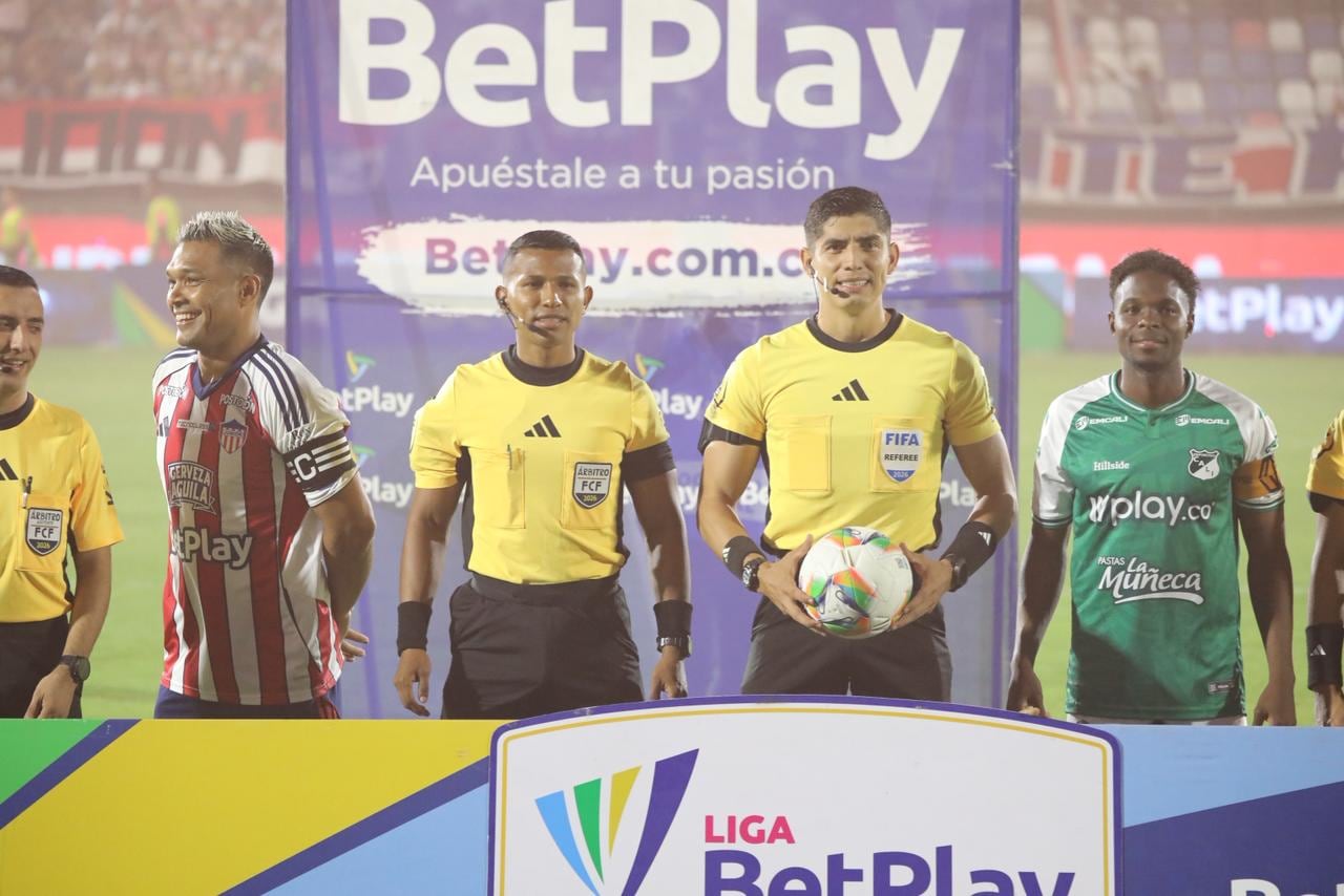 Imagen del partido entre Junior de Barranquilla y Deportivo Cali por la fecha 15 del primer semestre de la Liga Colombiana 2026.