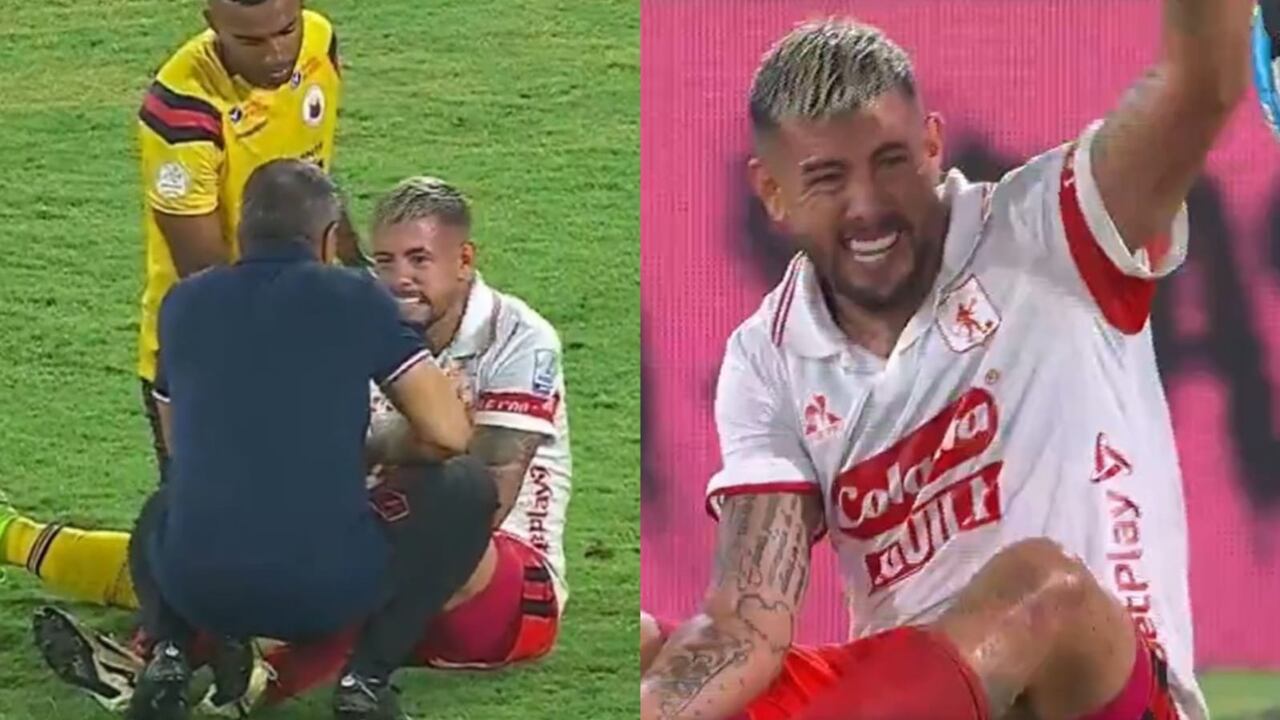 Rodrigo Holgado y una impactante lesión en el Pascual.