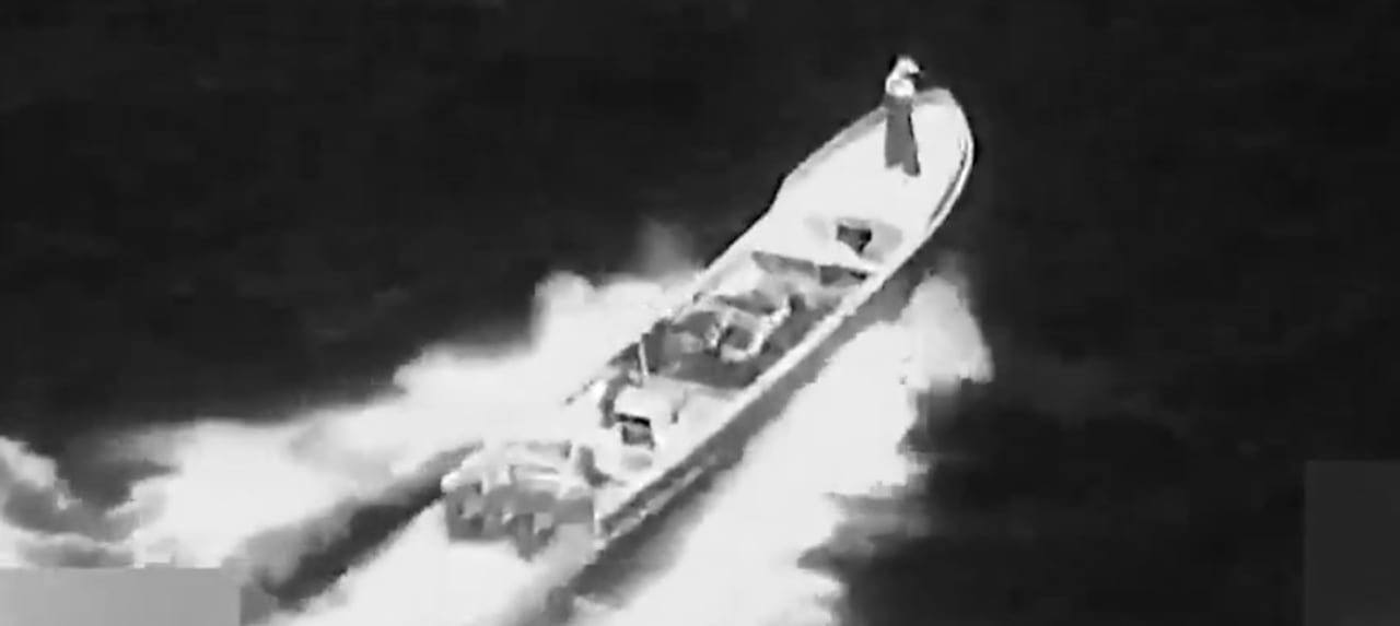 El Comando Sur confirmó un nuevo ataque contra una embarcación vinculada al narcotráfico en el Pacífico oriental.