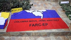 Munición incautada por el Ejército Nacional a la Disidencia Jaime Martínez de las Farc, en Jamundí, Valle del Cauca.