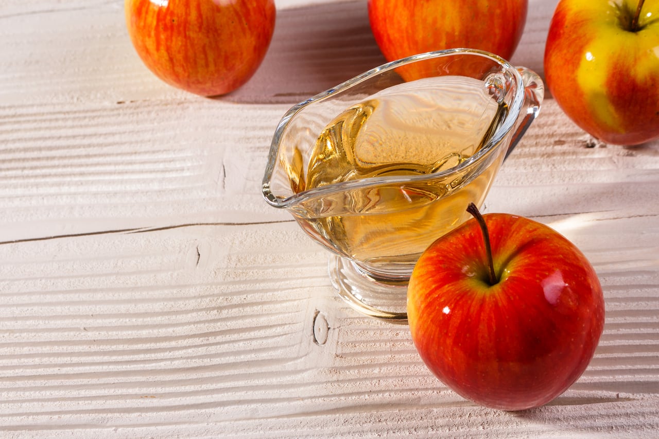 Vinagre de manzana.