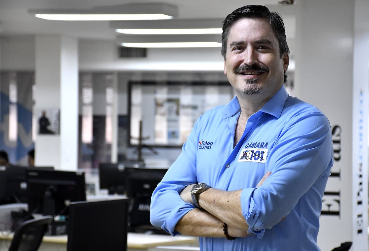 Santiago Castro candidato a la Cámara de Representantes por Centro Democrático.