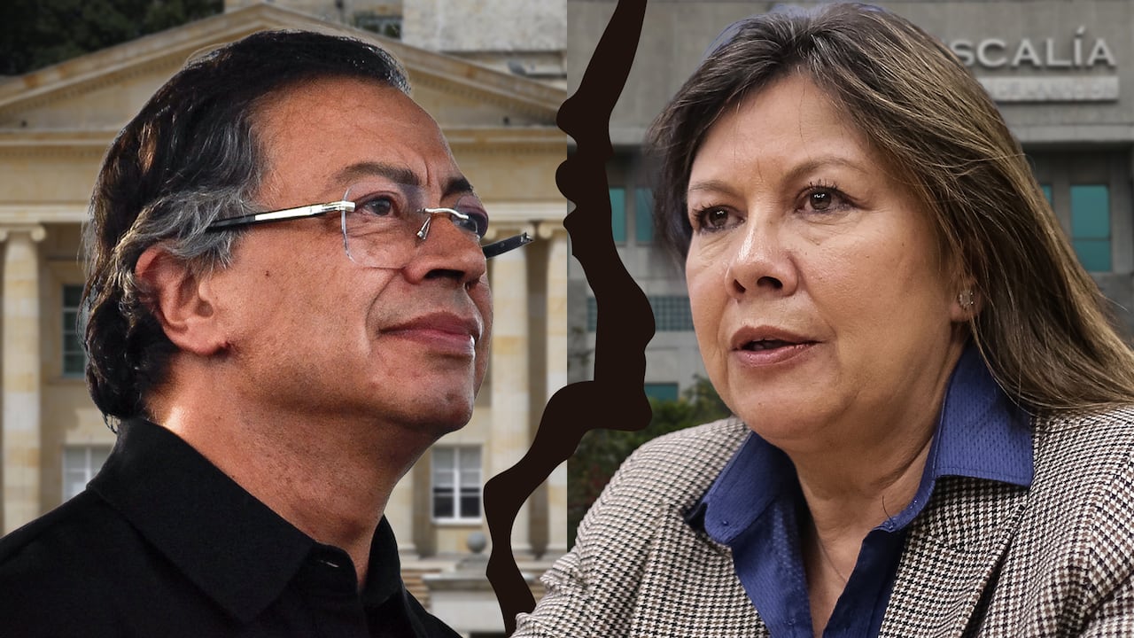 Gustavo Petro y Luz Adriana Camargo