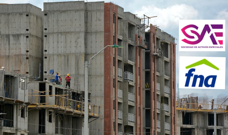 La alianza entre el Fondo Nacional del Ahorro y la Sociedad de Activos Especiales permite financiar hasta el 90 % del valor de inmuebles disponibles en el catálogo oficial.