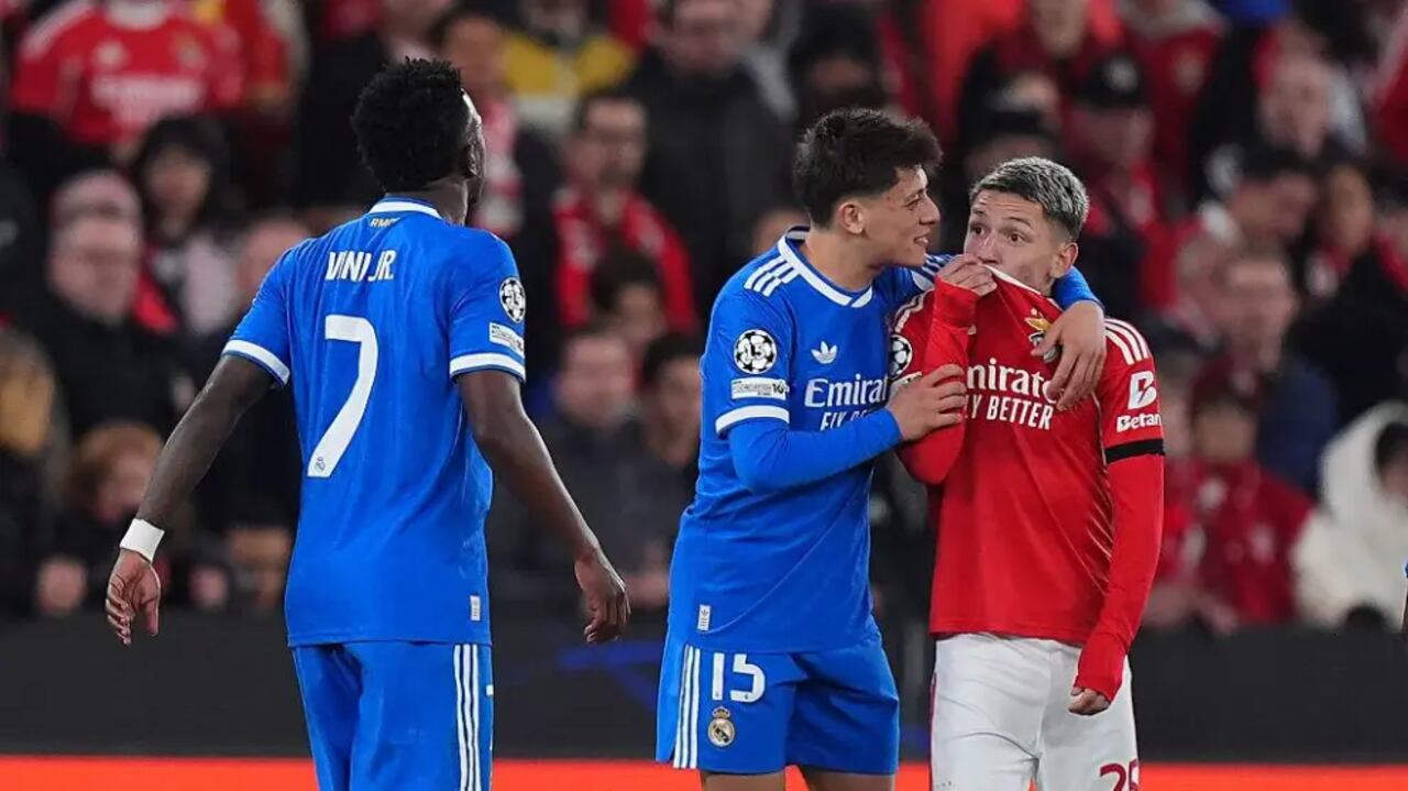 El incidente sucedió en el minuto 50 del partido, cuando el jugador del Real Madrid hizo un golazo y festejó bailando delante de la hinchada portuguesa.