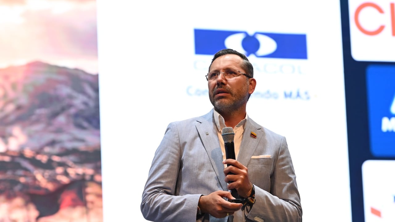 Jaime Andrés Beltrán, ministro de Vivienda, participó del Congreso Colombiano de la Construcción. Foto suministrada por Camacol.