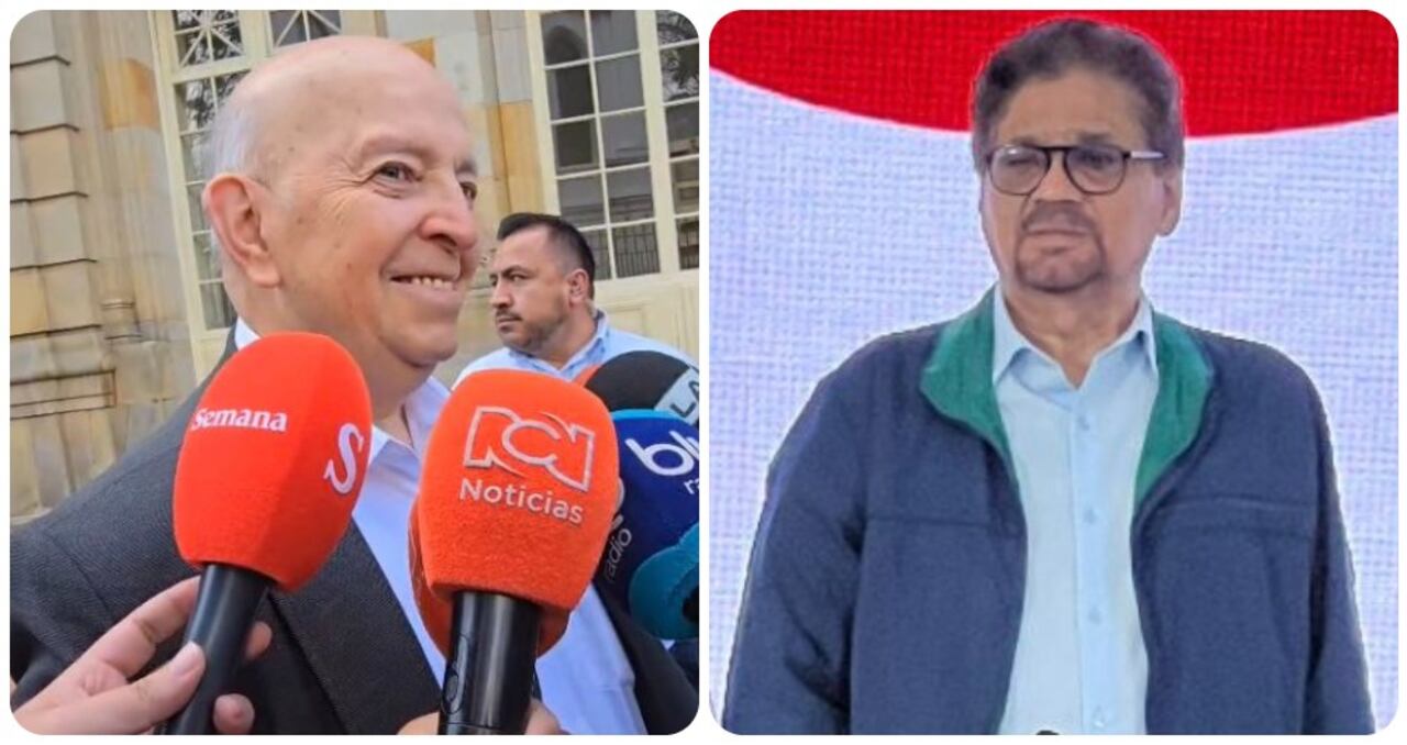 Otty Patiño e Iván Márquez.