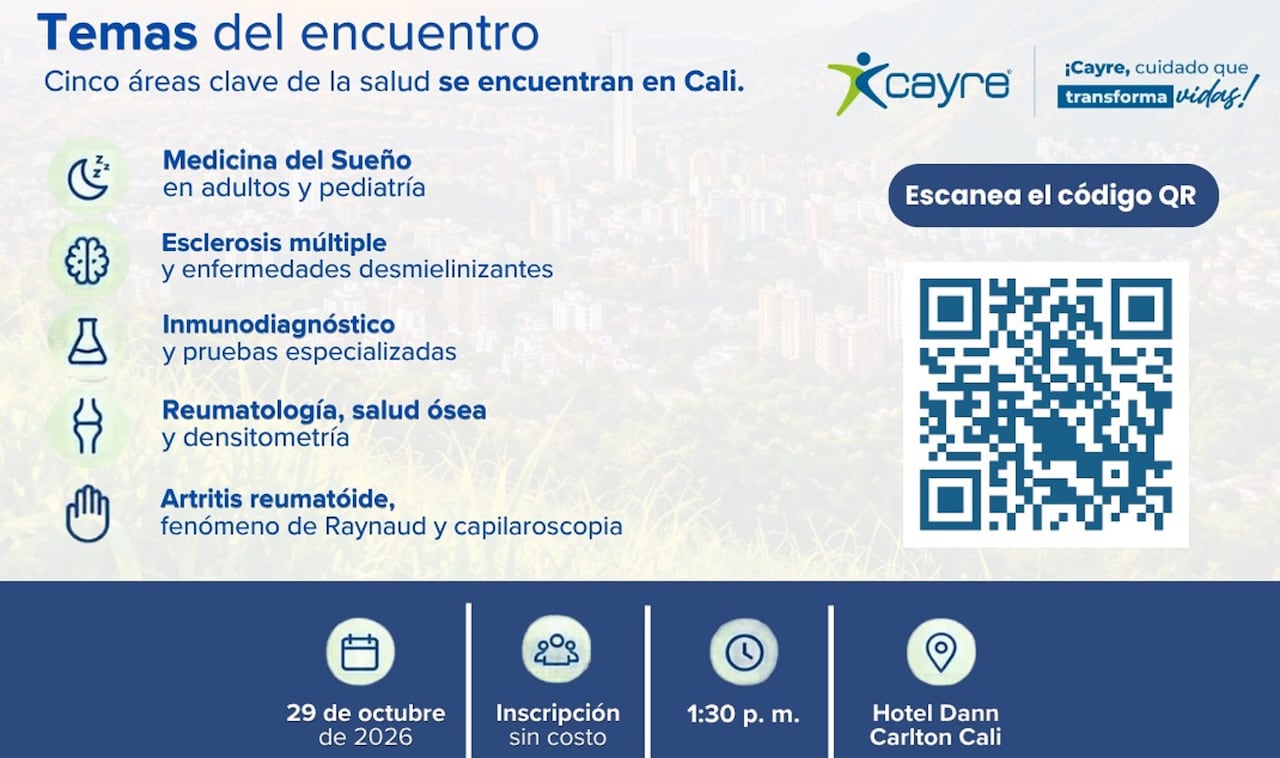 Las inscripciones son gratuitas y se deben realizar a través del enlace o el código QR.