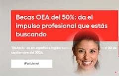 La Universidad Europea y la Organización de los Estados Americanos (OEA). Este programa, bajo el marco de Alianzas para la Educación y la Capacitación (PAEC), ofrece becas del 50 % para diversos posgrados virtuales.