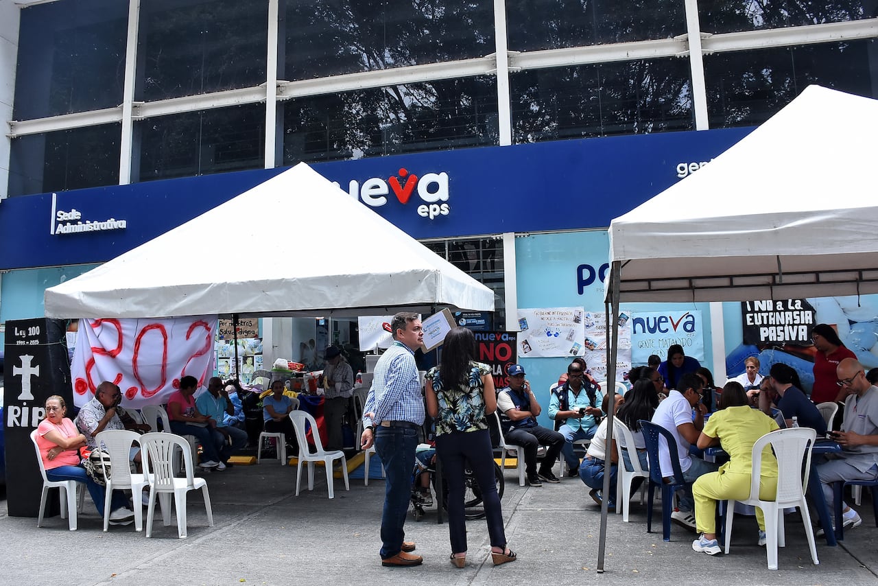 Protestas Usuarios Nueva EPS