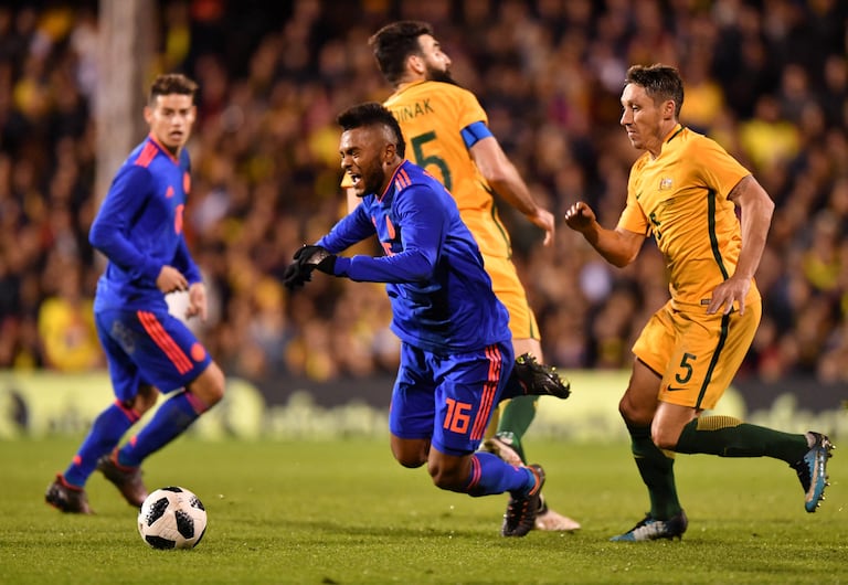 En el 2018 fue la última vez que se enfrentaron Colombia y Australia en un amistoso que terminó en empate sin goles.