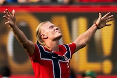 El registro de un niño identificado como Erling Haaland Estrada Arrieta se viralizó durante el Mundial 2026 por el protagonismo del delantero noruego.