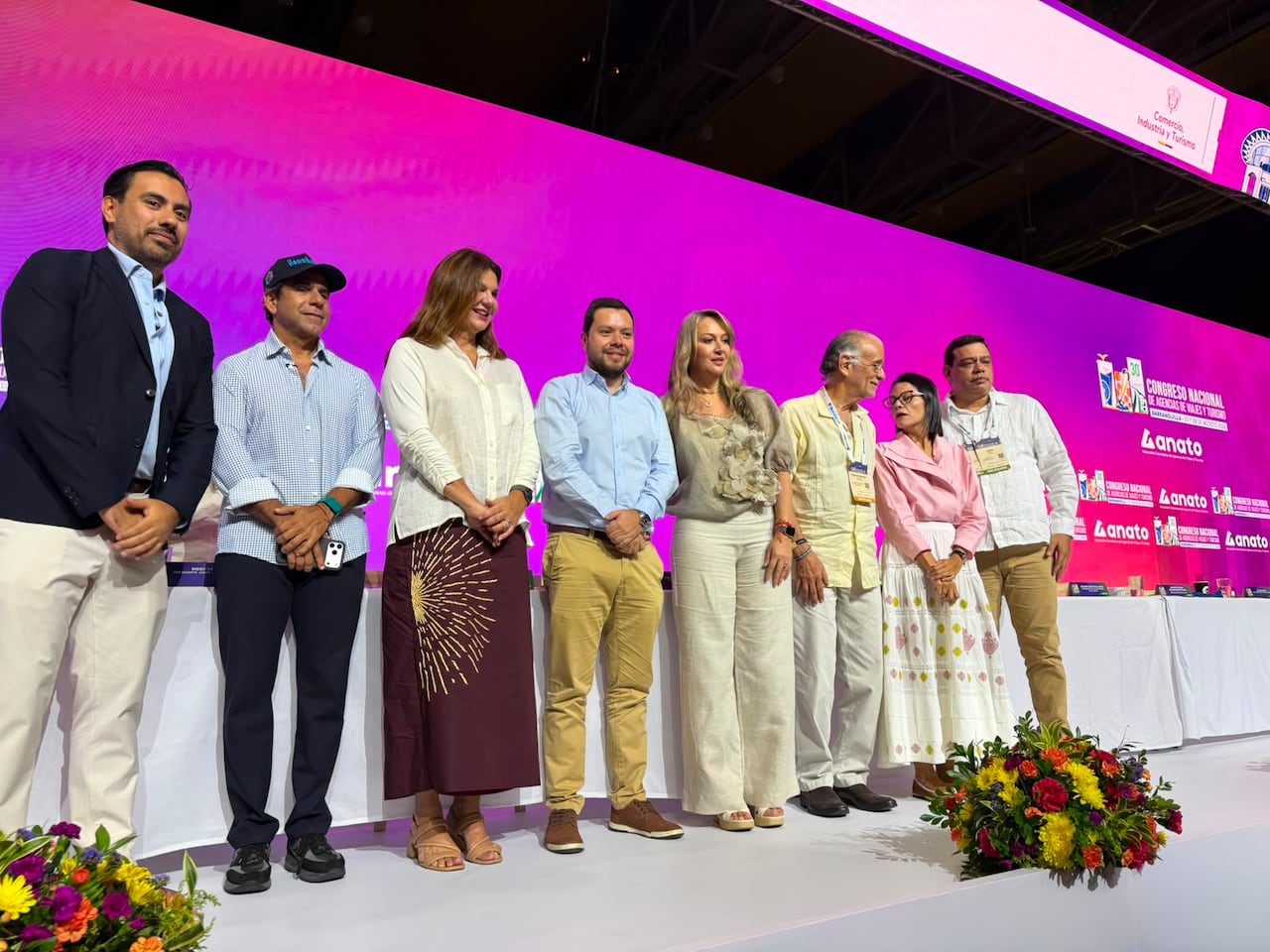 En la inauguración del Congreso de Anato en Barranquilla participaron autoridades locales de la ciudad.