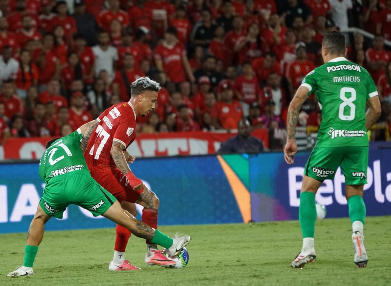 Imagen del partido entre América de Cali y Atlético Nacional por la fecha 4 del segundo de la Liga Colombiana 2026.