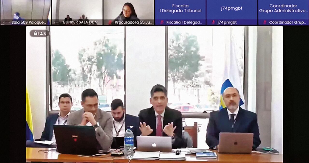 Durante más de 12 horas, el fiscal Mario Andrés Burgos relató una a una las pruebas contra Nicolás Petro y Day Vásquez.