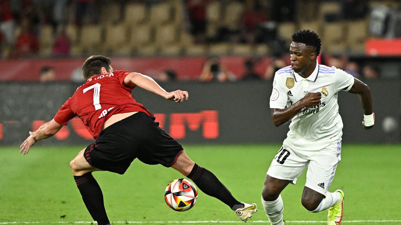 Imagen de la final de la Copa del Rey 2022-2023, entre el Real Madrid y Osasuna en Sevilla.