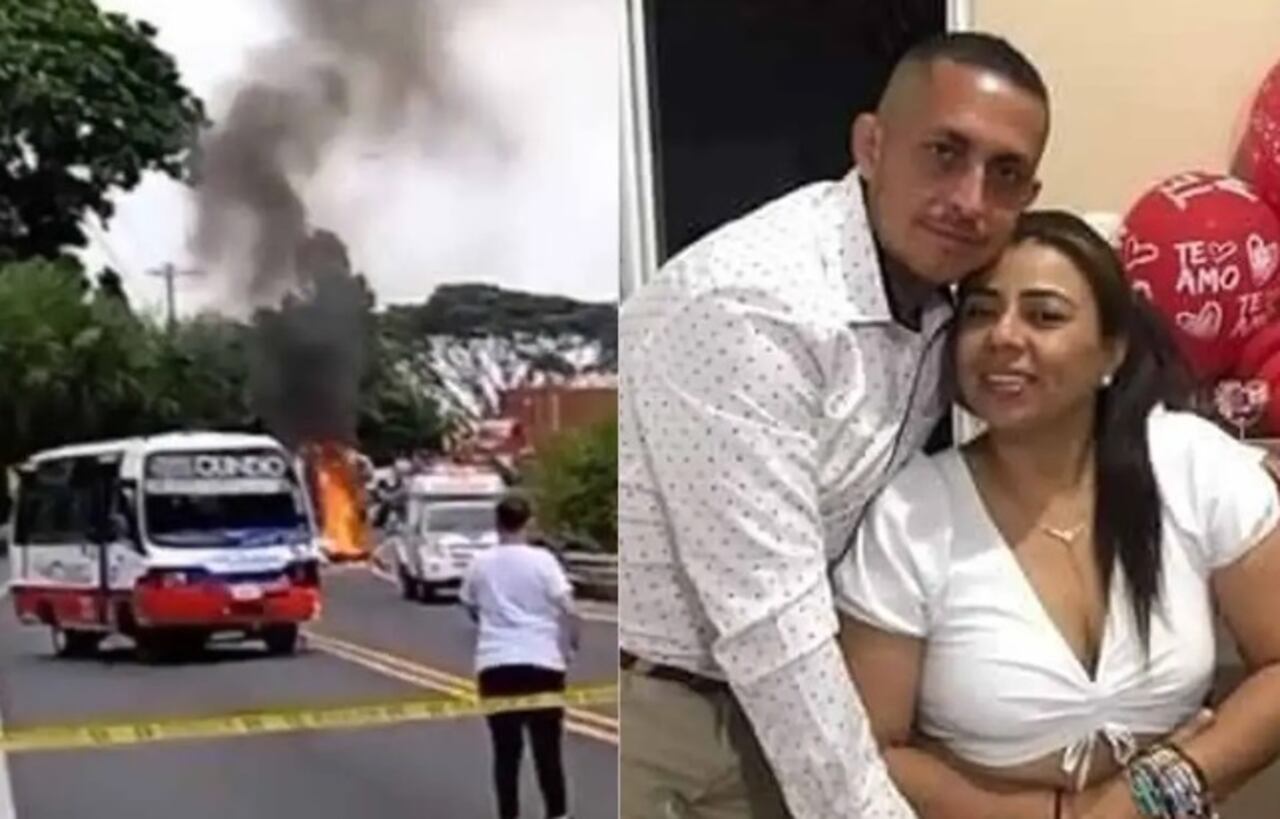 El accidente se ocasionó aparentemente debido a que el piso en la carretera se encontraba mojada.