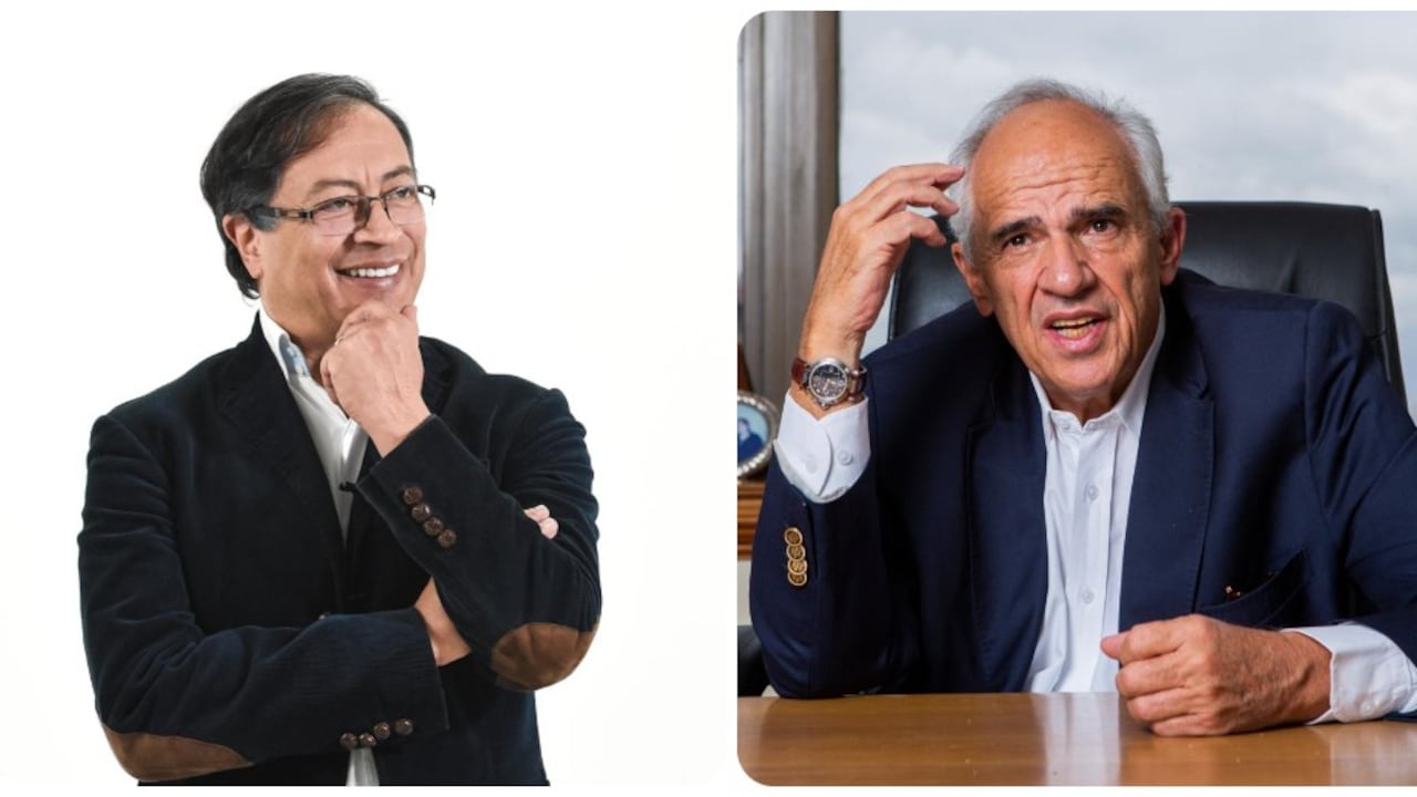Gustavo Petro y Ernesto Samper