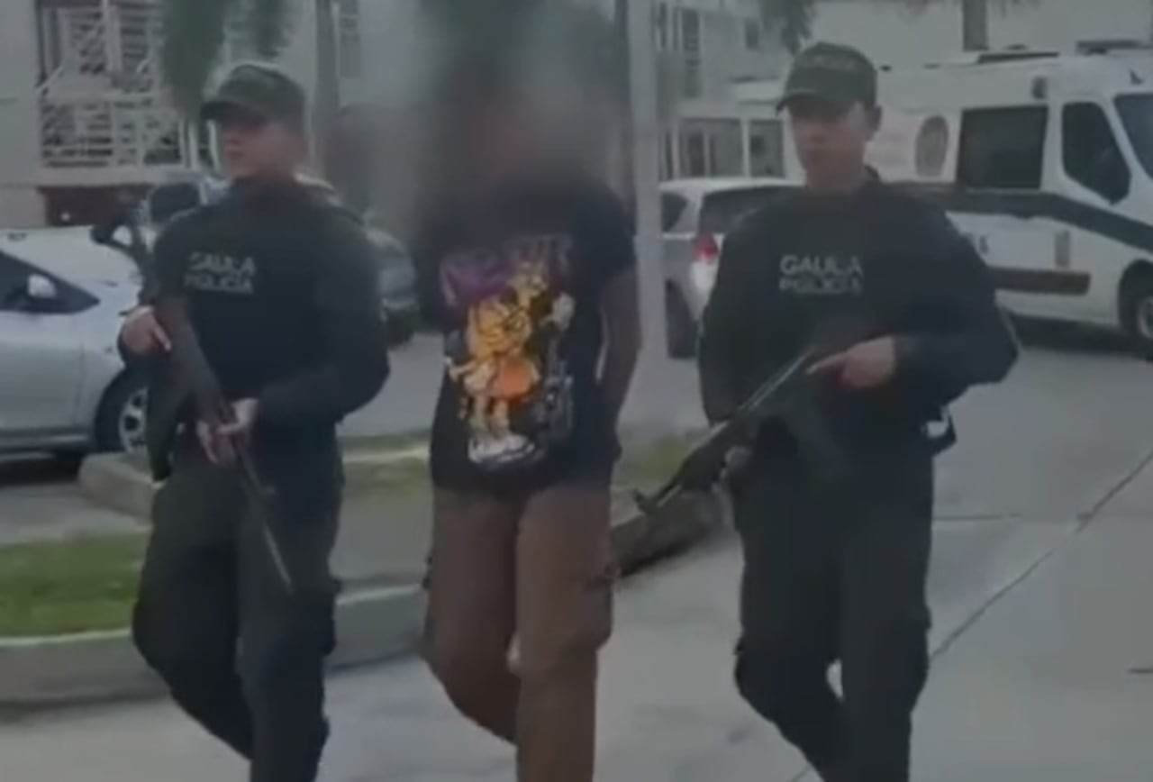 Integrantes de la Policía Valle hicieron efectiva la orden de captura contra el señalado responsable de extorsión agravada.