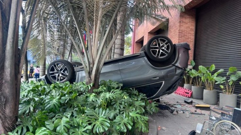 El accidente fue difundido rápidamente en redes sociales.