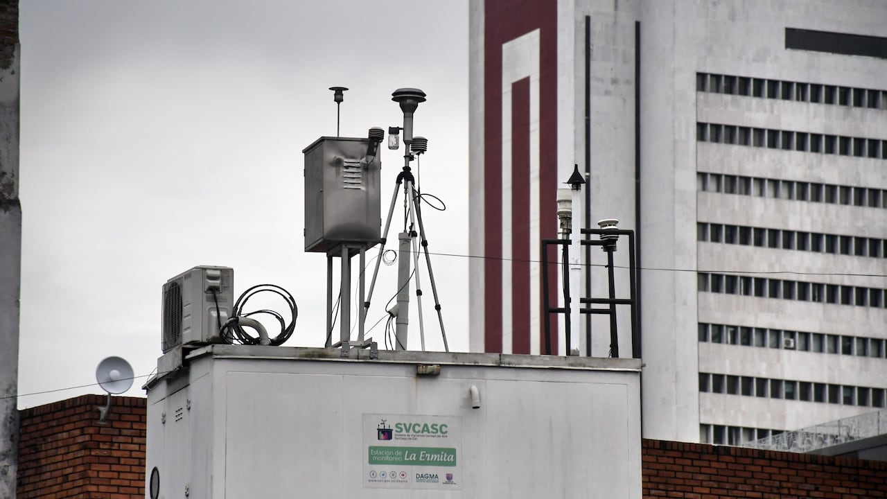 Cali: Equipos encargados de medir la calidad de aire de la ciudad no se encuentran habilitados en su totalidad. Foto José L Guzmán. EL País