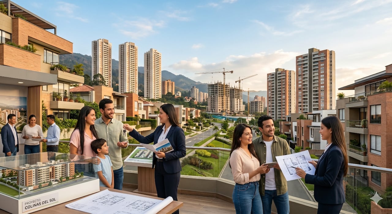 En 2025 las cifras del mercado de vivienda se recuperaron, pero en 2026 estas se han resentido. Foto generado con IA.