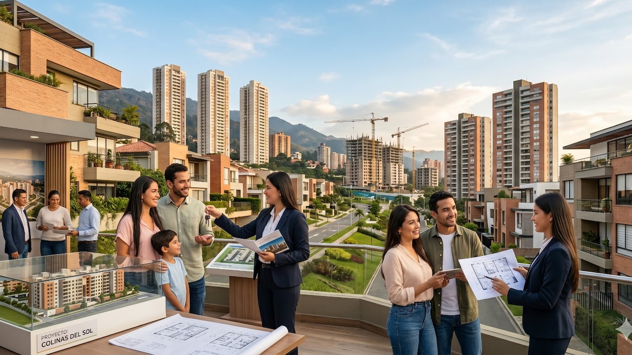 En 2025 las cifras del mercado de vivienda se recuperaron, pero en 2026 estas se han resentido. Foto generado con IA.