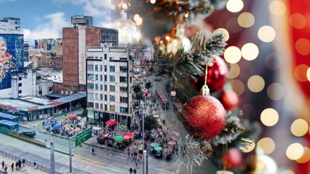 Navidad barata en Bogotá: la bodega de San Victorino que ofrece decoraciones desde $1.000 y llena los pasillos de compradores.