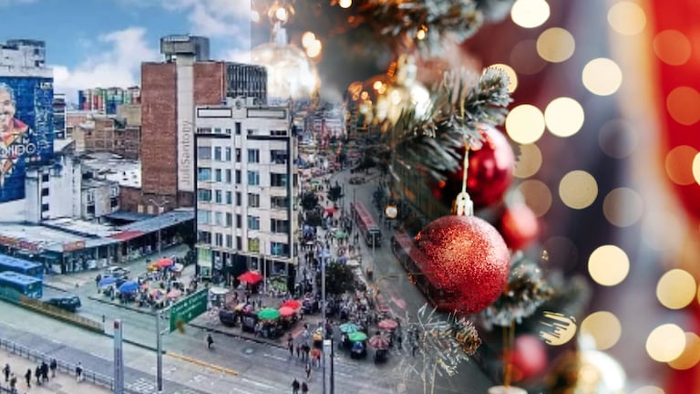 Navidad barata en Bogotá: la bodega de San Victorino que ofrece decoraciones desde $1.000 y llena los pasillos de compradores.