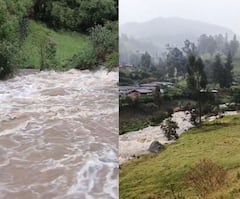 "Estamos aterrorizados porque estos instantes baja ya solo barro y no agua, tenemos el presentimiento que se trata de una gran avalancha", reportaron las comunidades misak del municipio de Silvia.