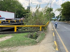 La denuncia ciudadana busca que se adelanten labores de mantenimiento y adecuación en este corredor vial.