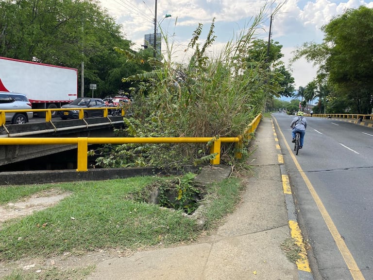La denuncia ciudadana busca que se adelanten labores de mantenimiento y adecuación en este corredor vial.