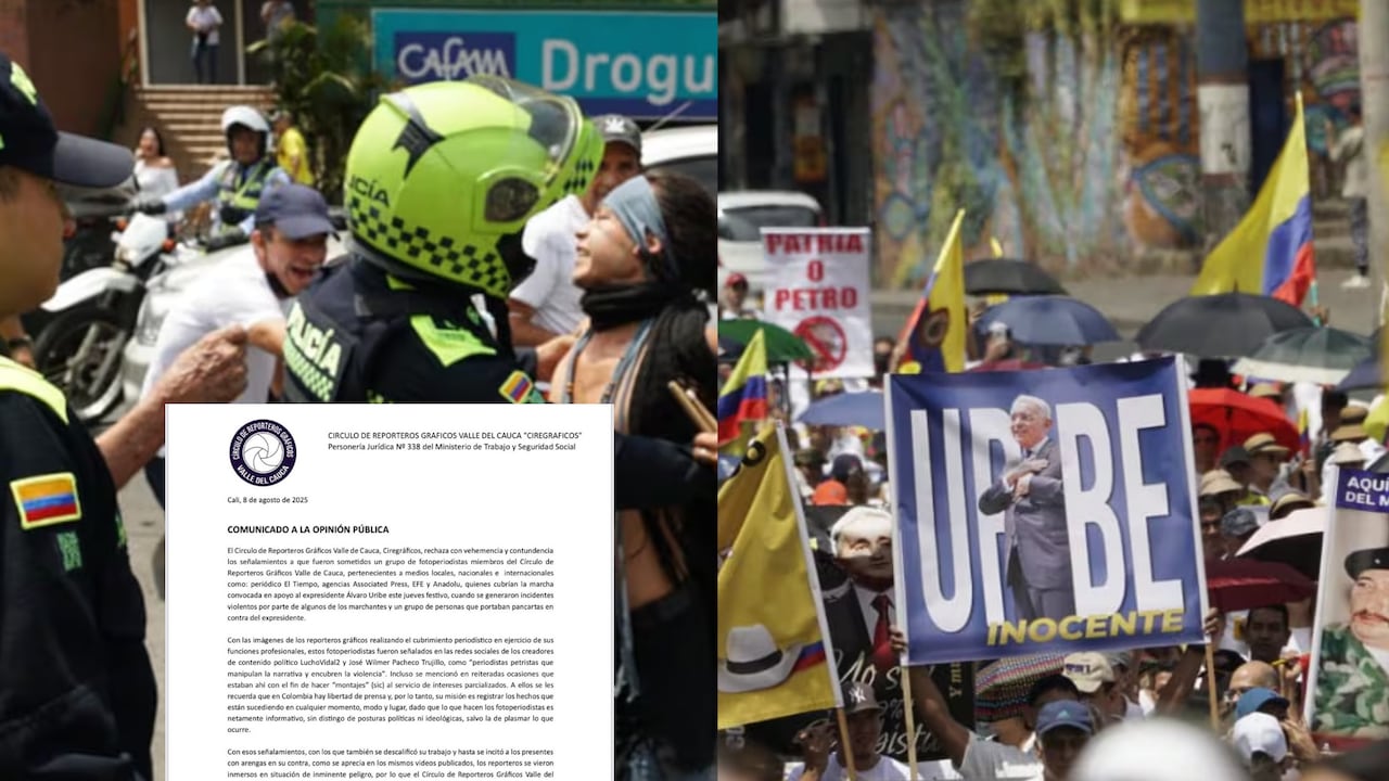 El Círculo de Reporteros Gráficos del Valle del Cauca, emitió un comunicado al respecto.