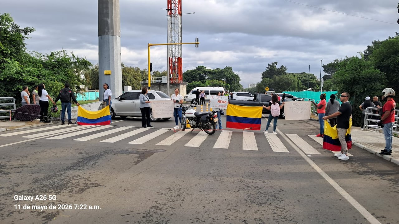 Las manifestaciones por seguridad vial en el sector de Incolballet se realizaron el 28 de abril y nuevamente el 11 de mayo sobre la Vía Bicentenario.