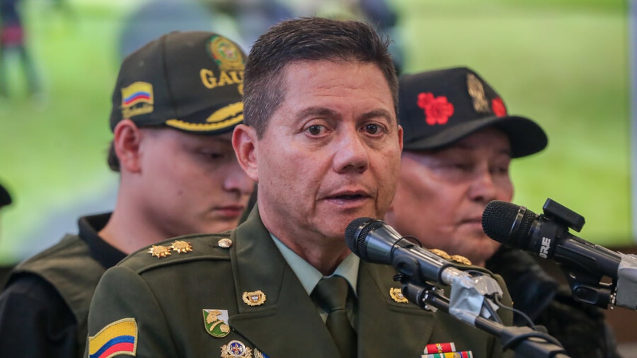 El director de la Policía Nacional, brigadier general William Rincón Zambrano,(Colprensa – Catalina Olaya)