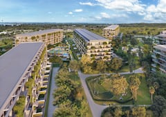 Las zonas comunes y espacios exteriores forman parte de la propuesta residencial de Morros, orientada a quienes buscan vivienda o inversión en Cartagena.