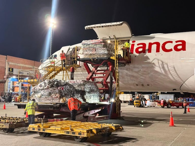 A Cali llegaron 50 toneladas de ayuda humanitaria desde El Salvador.