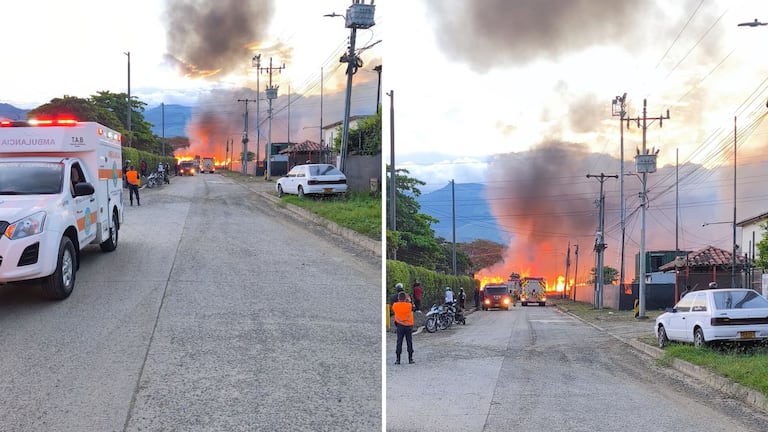 Incendio en Yumbo, Valle