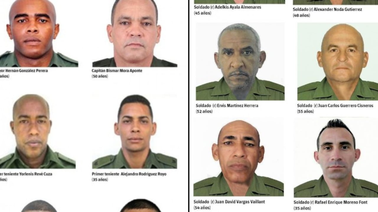 Cuba publicó las fotos y los nombres de los 32 cubanos que murieron en el ataque de EE. UU. en Caracas.
