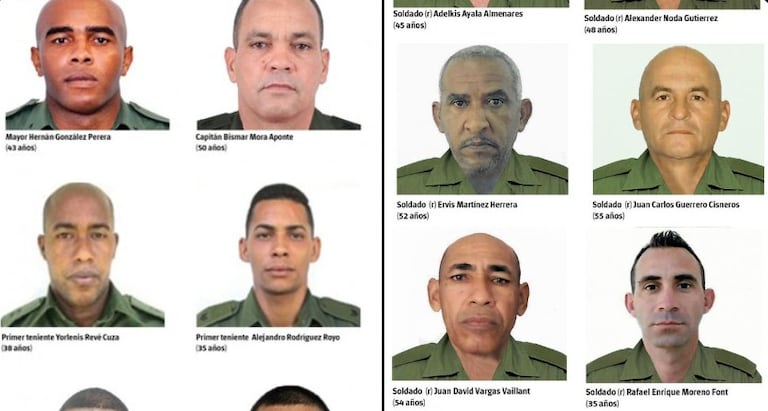 Cuba publicó las fotos y los nombres de los 32 cubanos que murieron en el ataque de EE. UU. en Caracas.