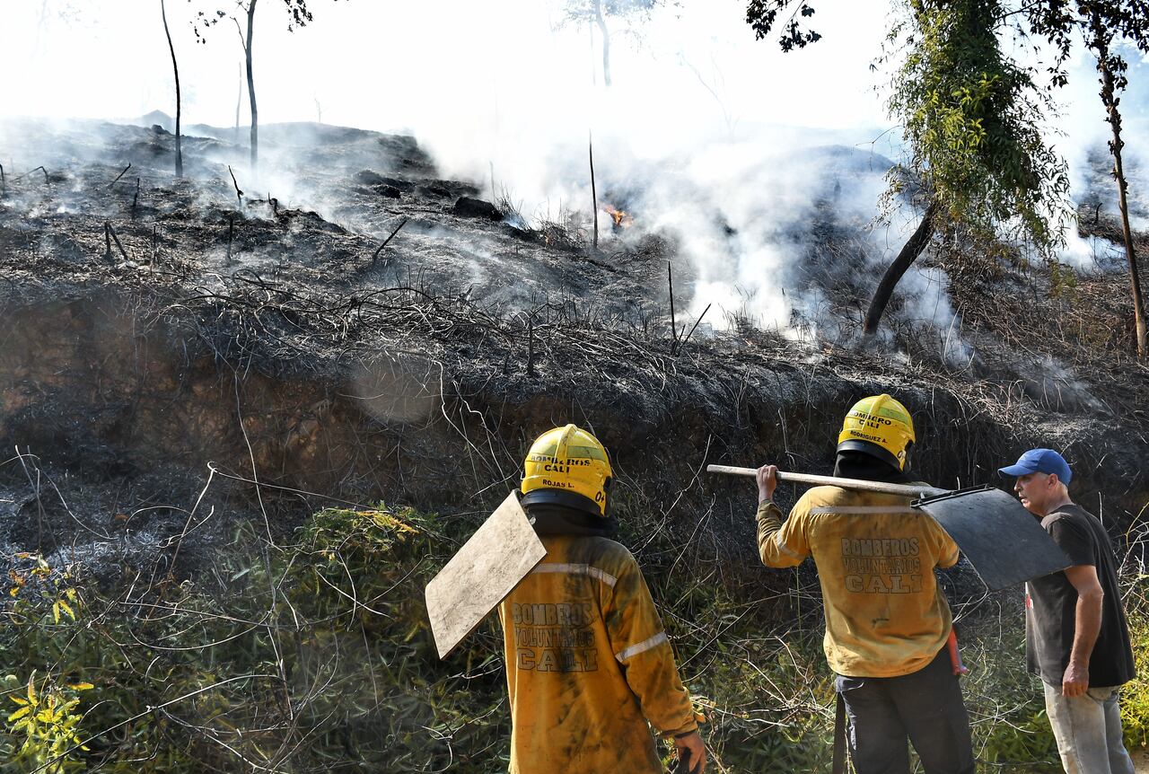 de 20Incendio forestal en la buitrera , Sep 21 23, en Cali Valle