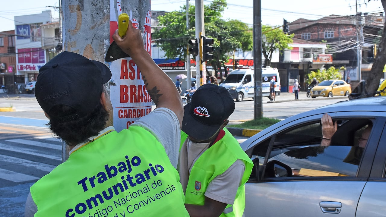 Trabajo comunitario, la alternativa para pagar multas del Código de Policía en Cali