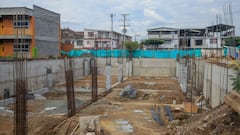 Construcción del Hospital Antonio Nariño.