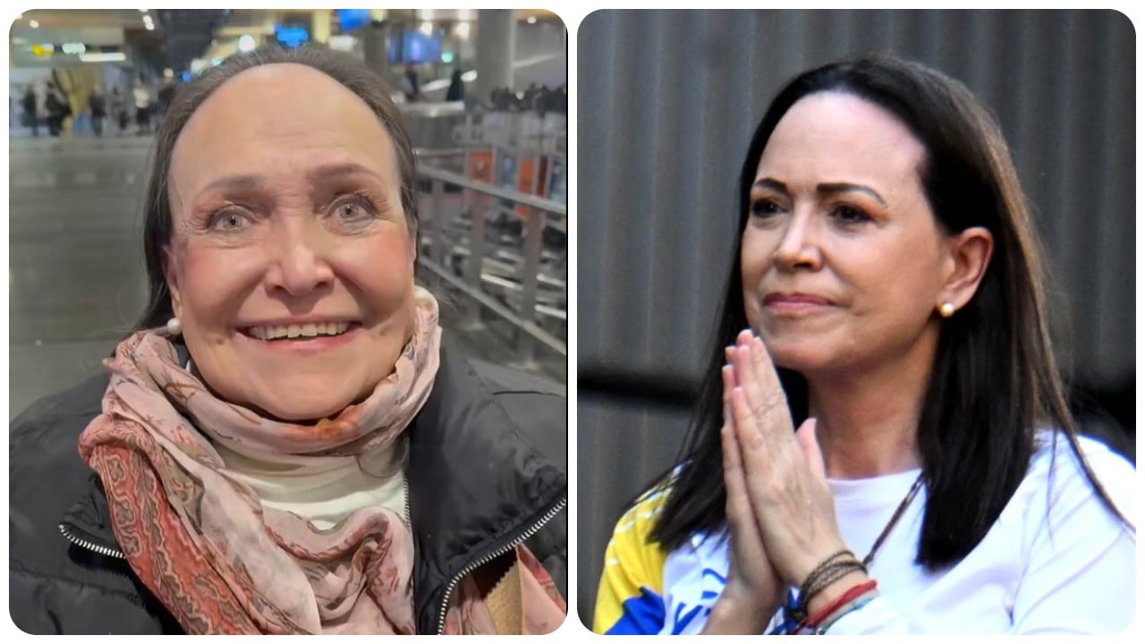 Corina Parisca, madre de María Corina Machado, ya está en Oslo para la entrega del Premio Nobel de la Paz.