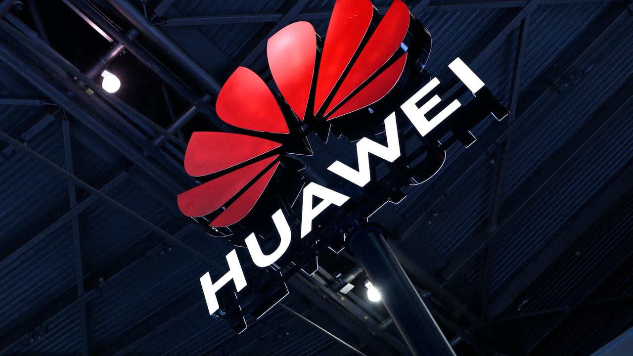 Logo de Huawei, la empresa china de tecnología.